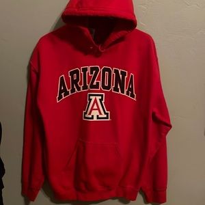 M Red University of Arizona hoodie